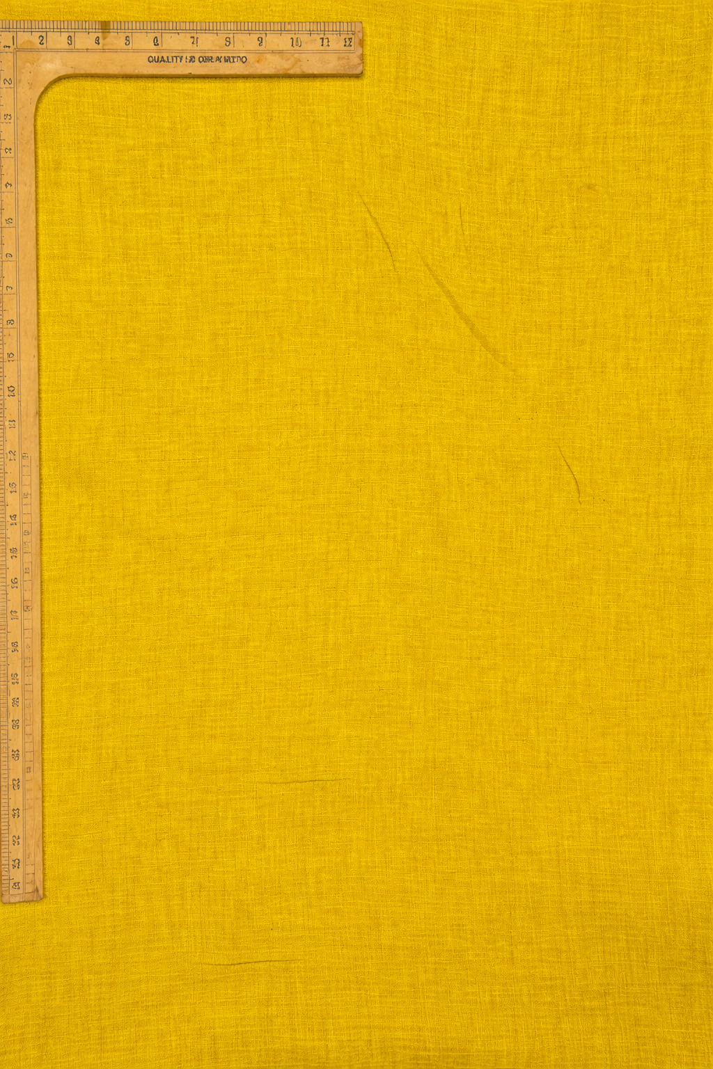 Premium 100% Linen Plain Shirting Fabric – Sunshine Yellow