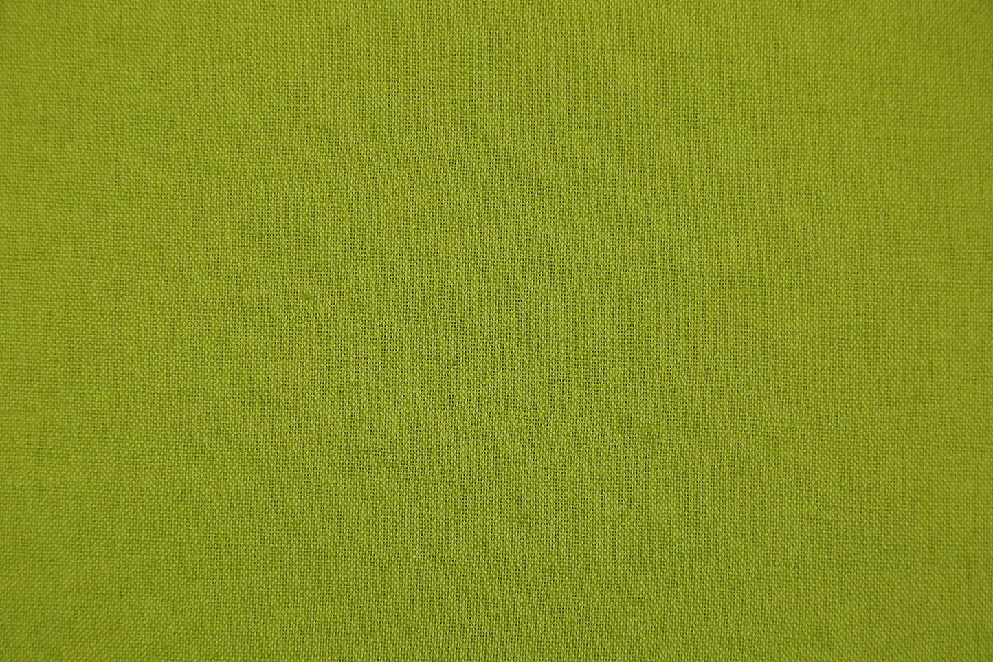 Green Cotton Linen Dyed Fabric