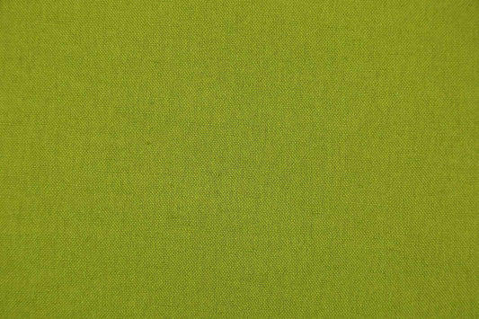 Green Cotton Linen Dyed Fabric