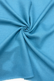 100% Pure Linen Plain Shirting Fabric – Solid Blue