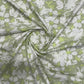 Cotton-Linen Printed Fabric – Floral Green