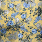 Cotton-Linen Printed Fabric – Yellow Floral