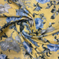 Cotton-Linen Printed Fabric – Yellow Floral