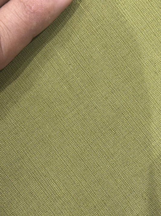 Linen 100% Plain Fabric – Olive Green