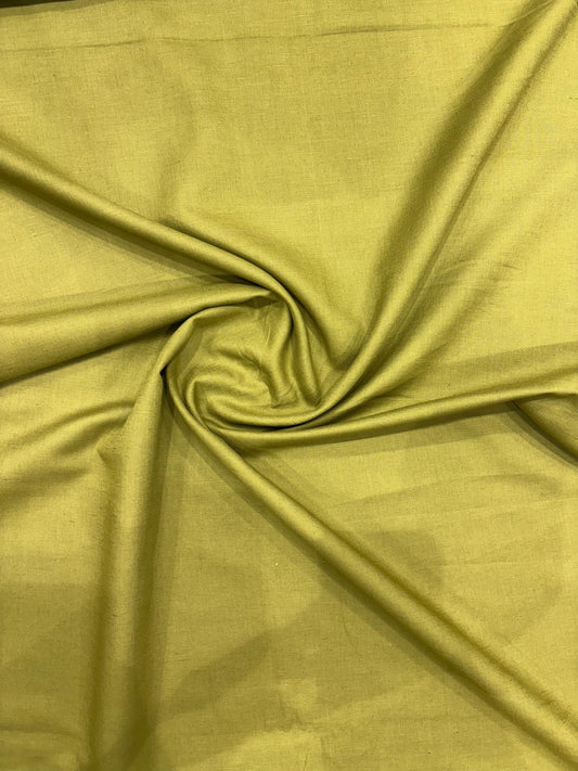 Linen 100% Plain Fabric – Mustard Yellow
