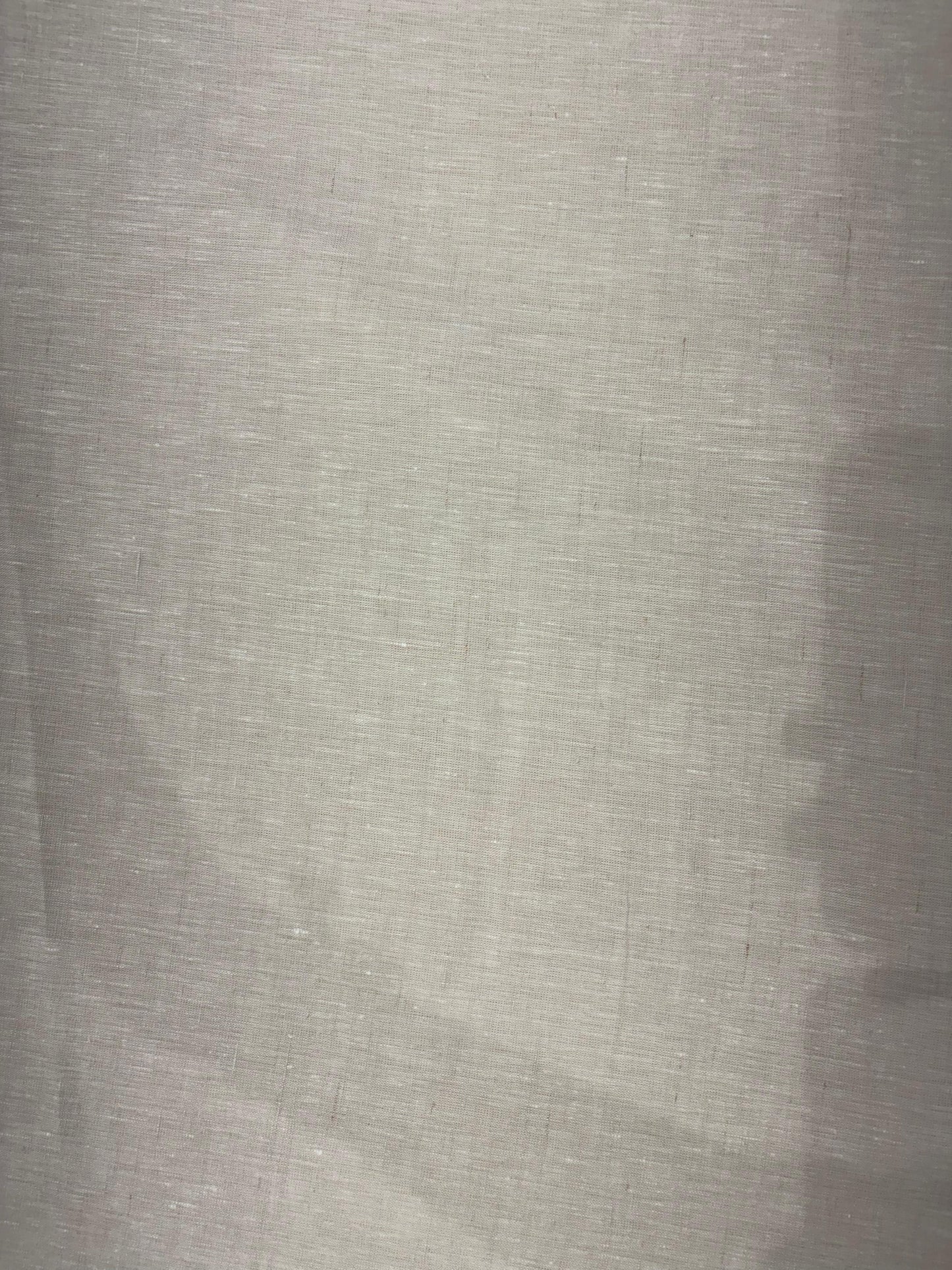 Linen 100% Plain Fabric – Light Grey