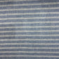 100% Linen Striped Fabric – Blue with White Stripes