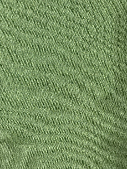 Linen 100% Plain Fabric – Leaf Green