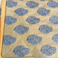Beige Linen Embroidery Fabric with Royal Blue Paisley Buta Design | Premium Designer Dress Material