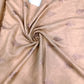Beige Linen Fabric with Leaf Embroidery | Premium Designer Embroidered Dress Material