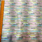 Ivory Multi-Color Arrow Trail Linen Print Fabric