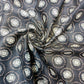 Indigo Medallion Linen Print Fabric
