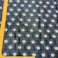 Indigo Medallion Linen Print Fabric