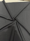Italian Suiting Fabric – Charcoal Grey Pinstripe