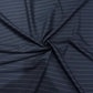 Italian Suiting Fabric – Navy Blue Pinstripe