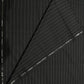 Italian Suiting Fabric – Black with Wide Pinstripes