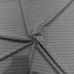 Italian Suiting Fabric – Light Grey with Bold Pinstripes