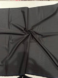 Italian Suiting Fabric – Charcoal Grey with Pinstripes