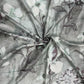 Digital Cotton Print Fabric – Grey Floral Elegance