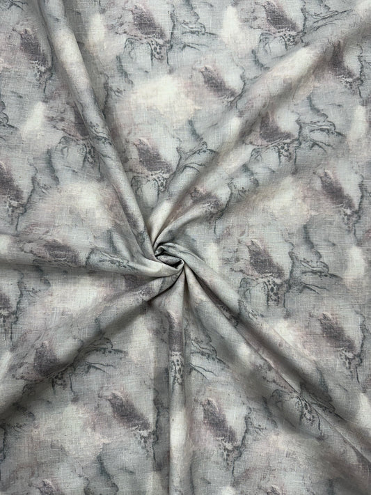 Linen Blend Digital Print Fabric