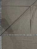 Italian Wool Suiting Fabric – Classic Grey with Blue Pinstripes