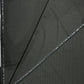 Italian Wool Suiting Fabric – Classic Black Pinstripe