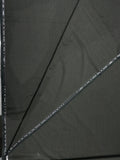 Italian Wool Suiting Fabric – Classic Black Pinstripe