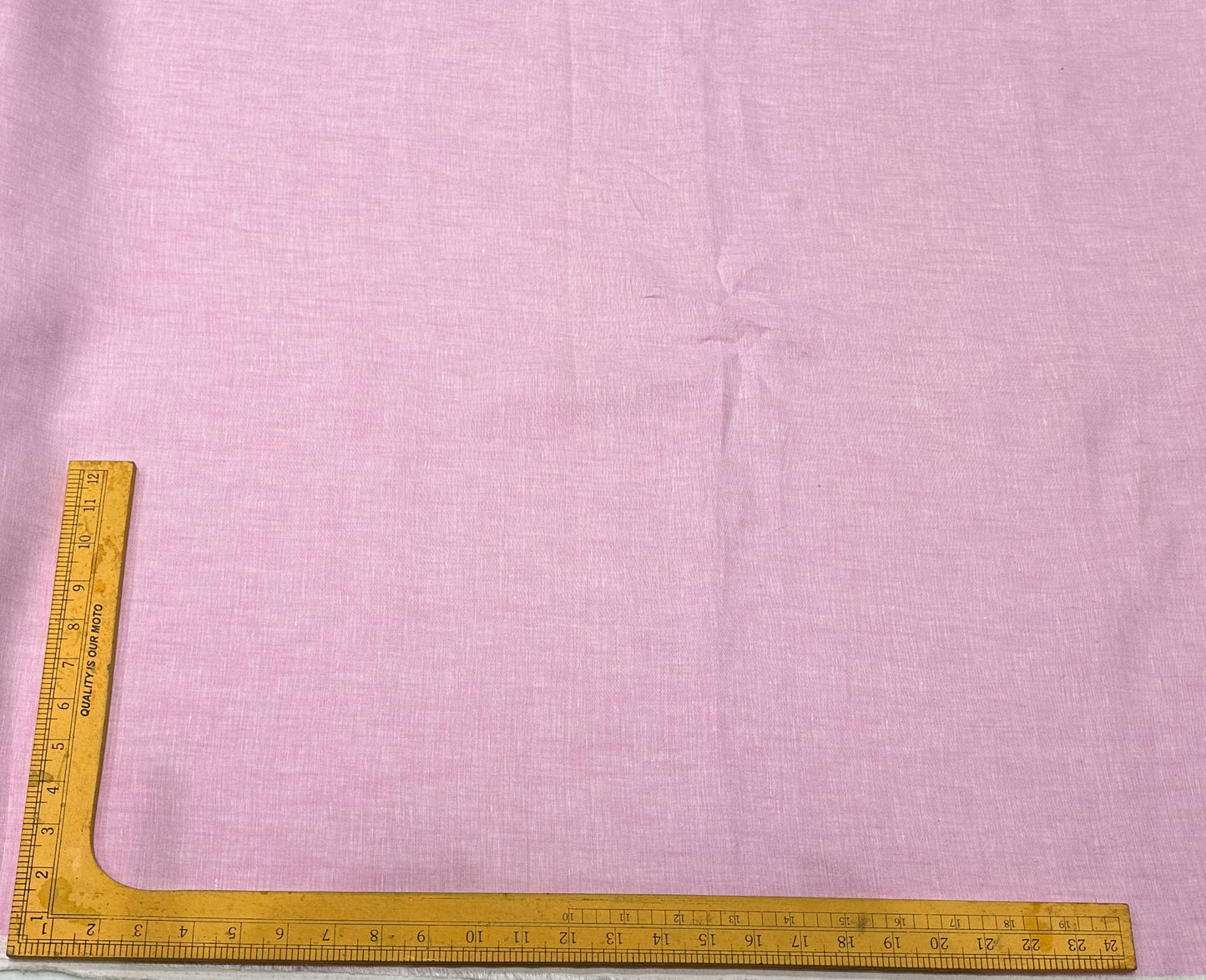 100% Linen Suiting Fabric – Soft Pastel Pink
