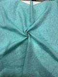 100% Linen Suiting Fabric – Aqua Blue