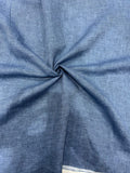 100% Linen Suiting Fabric – Classic Blue