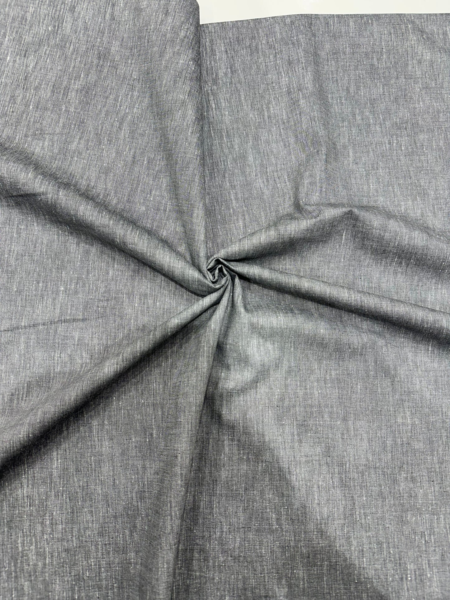 100% Linen Suiting Fabric – Classic Grey