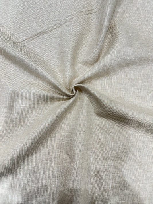 100% Linen Suiting Fabric – Soft Light Grey
