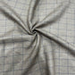100% Linen Suiting Fabric – Beige Blue Lines