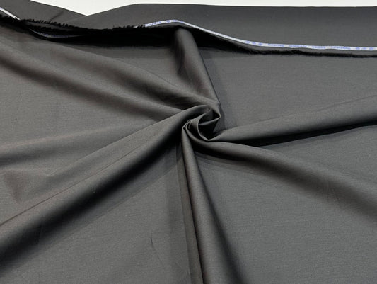 Cotton Satin Fabric – Charcoal Grey (Superfine)