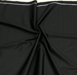 Cotton Satin Fabric – Classic Black (Superfine)