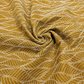 Beige Gold Linen Embroidery Fabric with White Leaf Design | Premium Designer Dress Material