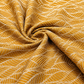 Beige Gold Linen Embroidery Fabric with White Leaf Design | Premium Designer Dress Material