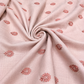 Dusty Blush Linen Fabric with Rose Pink Embroidered Buti | Premium Designer Embroidered Dress Material